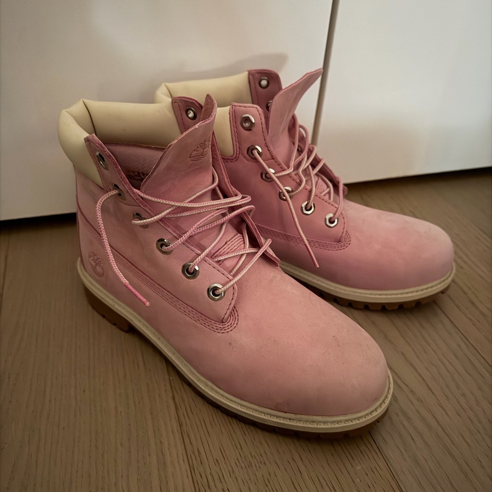 Timberland Girls Pink Boots